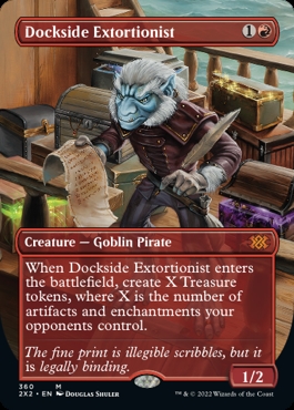 🔥 Dockside Extortionist Double Masters 2022 Alternate Art